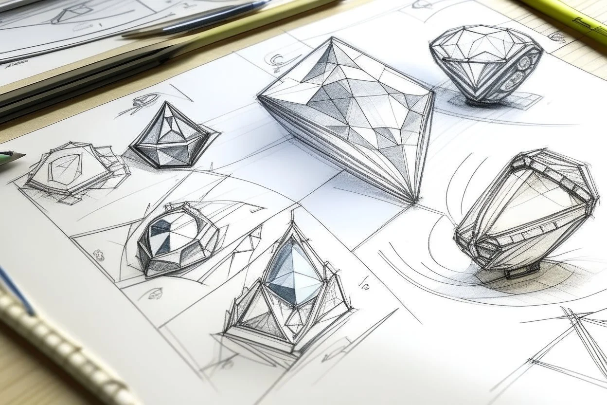 Analyzing diamond concepts sketches without scribbling