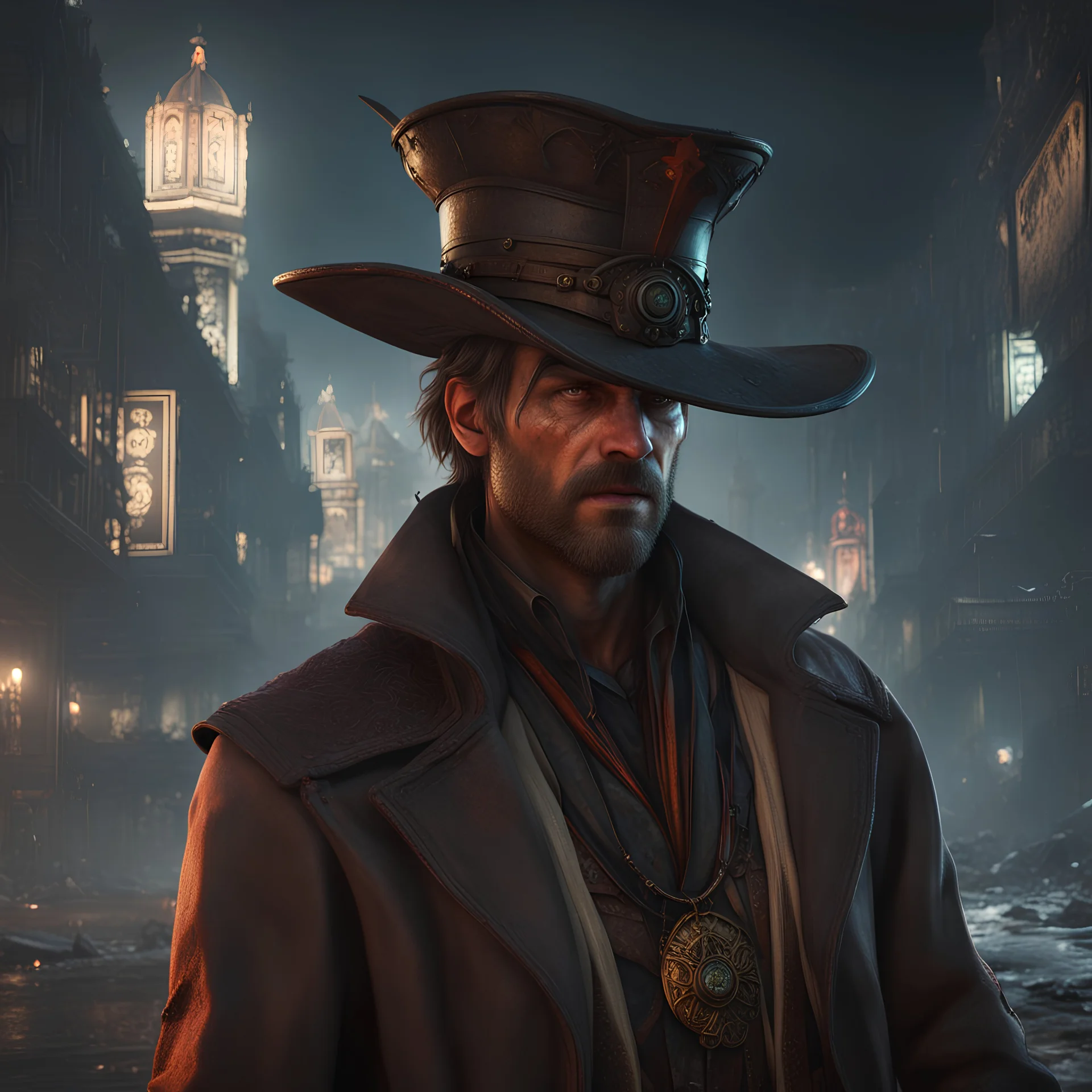 A modern warlock in a zombie apocalypse, a masterpiece, 8k resolution, dark fantasy concept art, Dead Island style, Dying Light 2 style, dynamic lighting, hyperdetailed, intricately detailed, Splash screen art, trending on Artstation, deep color, Unreal Engine, volumetric lighting, Alphonse Mucha, Jordan Grimmer