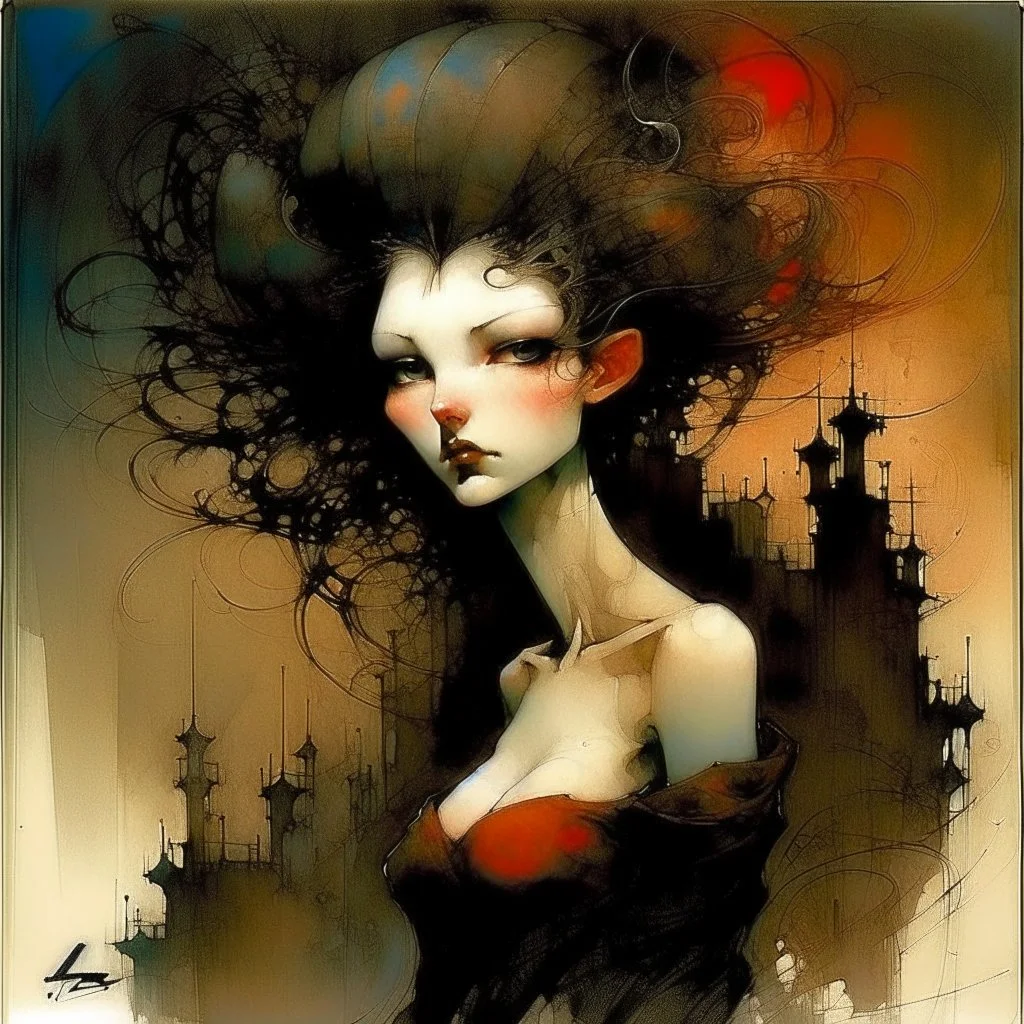 girl Leonor Fini Alex Maleev