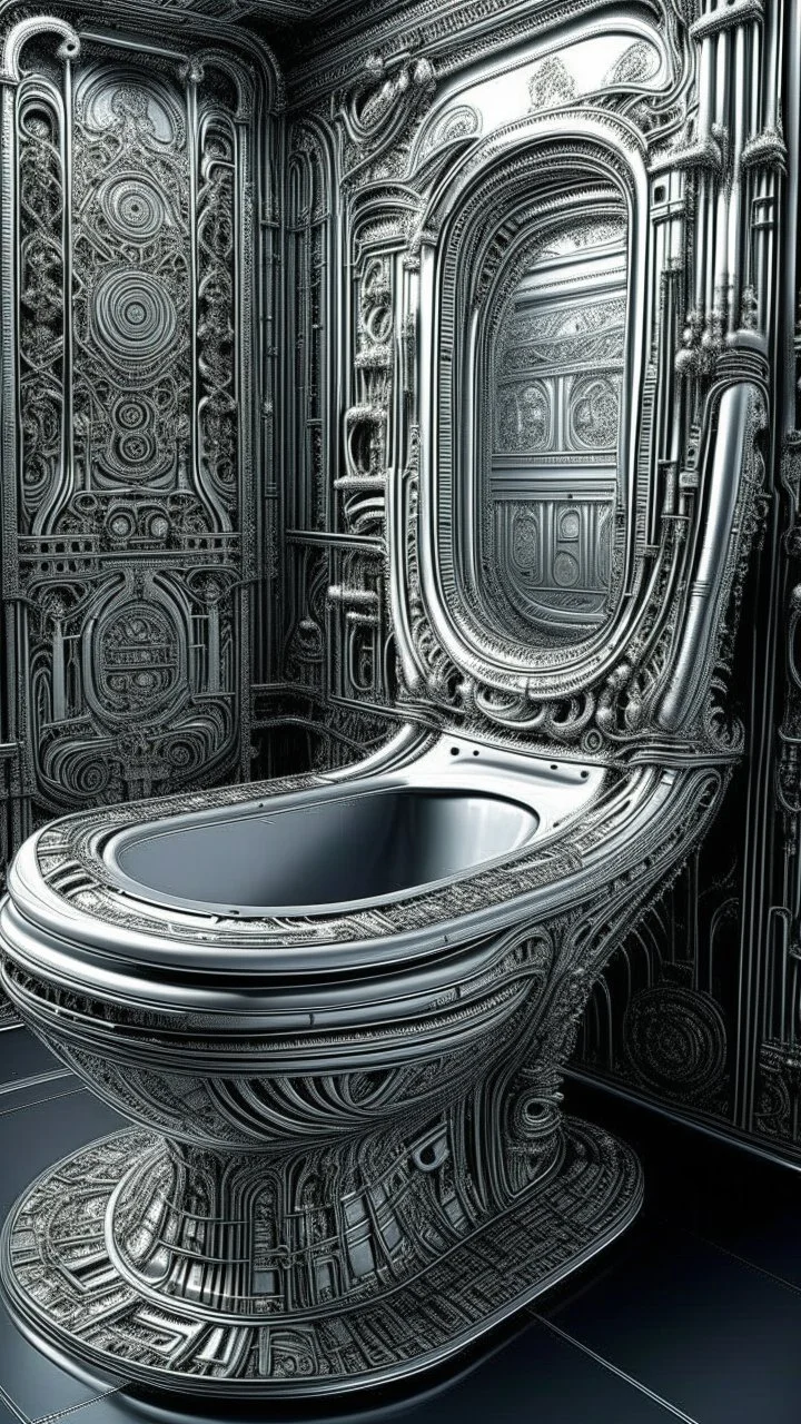 A throne an oil painting made of gold