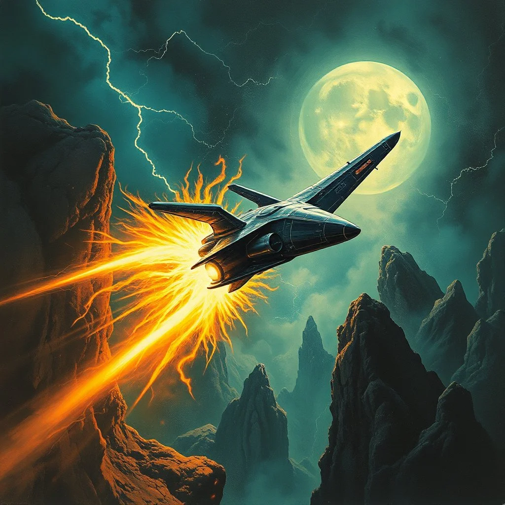 a high definition screen shot of a ancient comic book cover detailing the creatures found on other worlds, reta high definition screen shot of a jet-fighter vw-beetle, retrofuturistic, phototrealism, in flight, one subject, thunderstormncc 1701 enterprise Macabre Rapture End of days Revelation scene,rofuturistic, phototrealism, Macabre Rapture End of days Revelation scene, isanely detailed matte oil painting, sinner apotheosis,diagonal composition, unbalanced, abstract surreal horror, eerie,