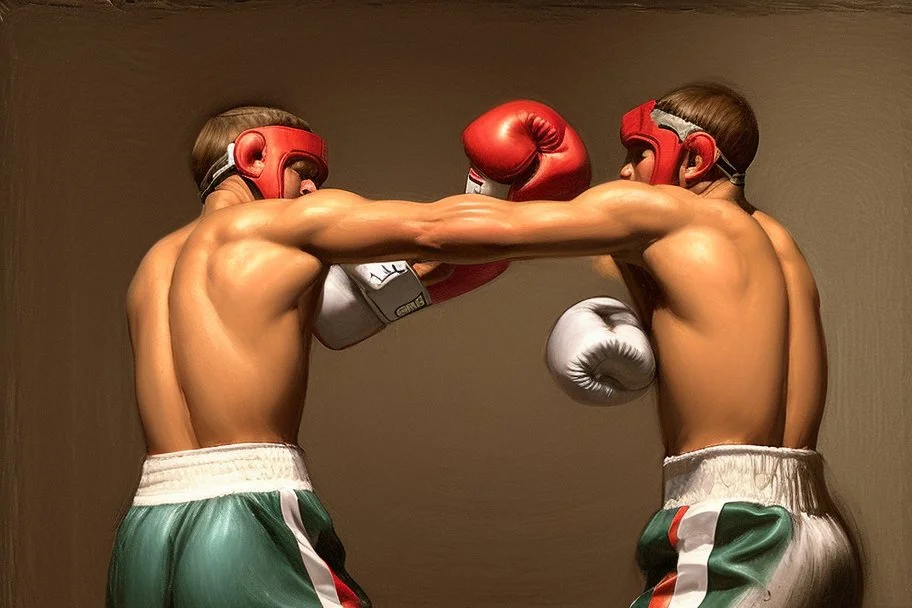 boxing by andrea del sarto