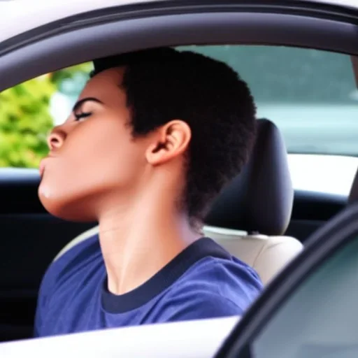 giving head in a parked car