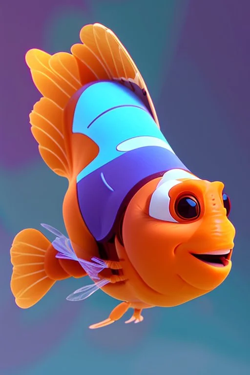 Cool bee as pfp animation style such as nemo