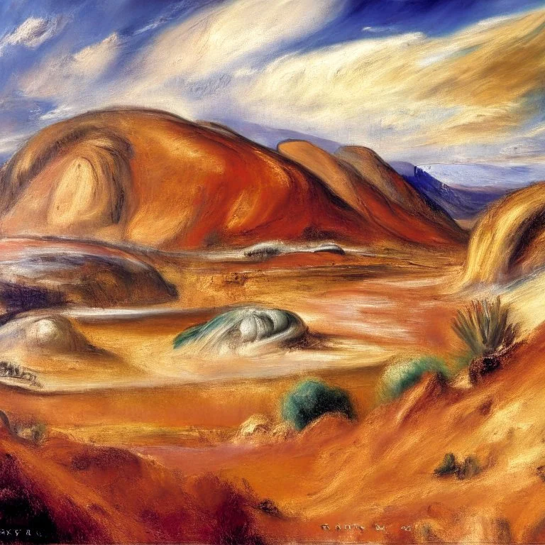 mars landscape by renoir