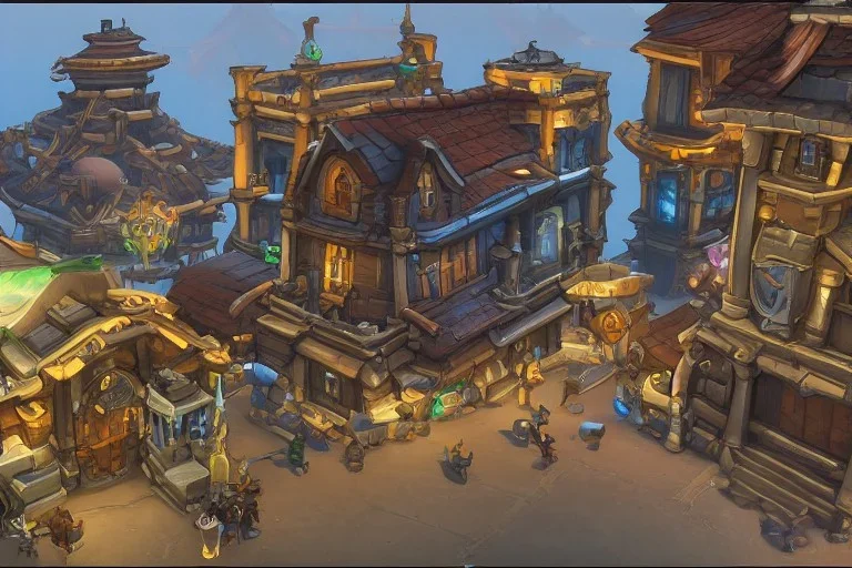 Torchlight 2 architecture concept in overwatch