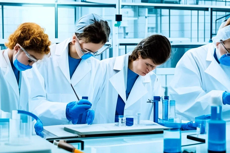 علماء يعملون في المختبرات