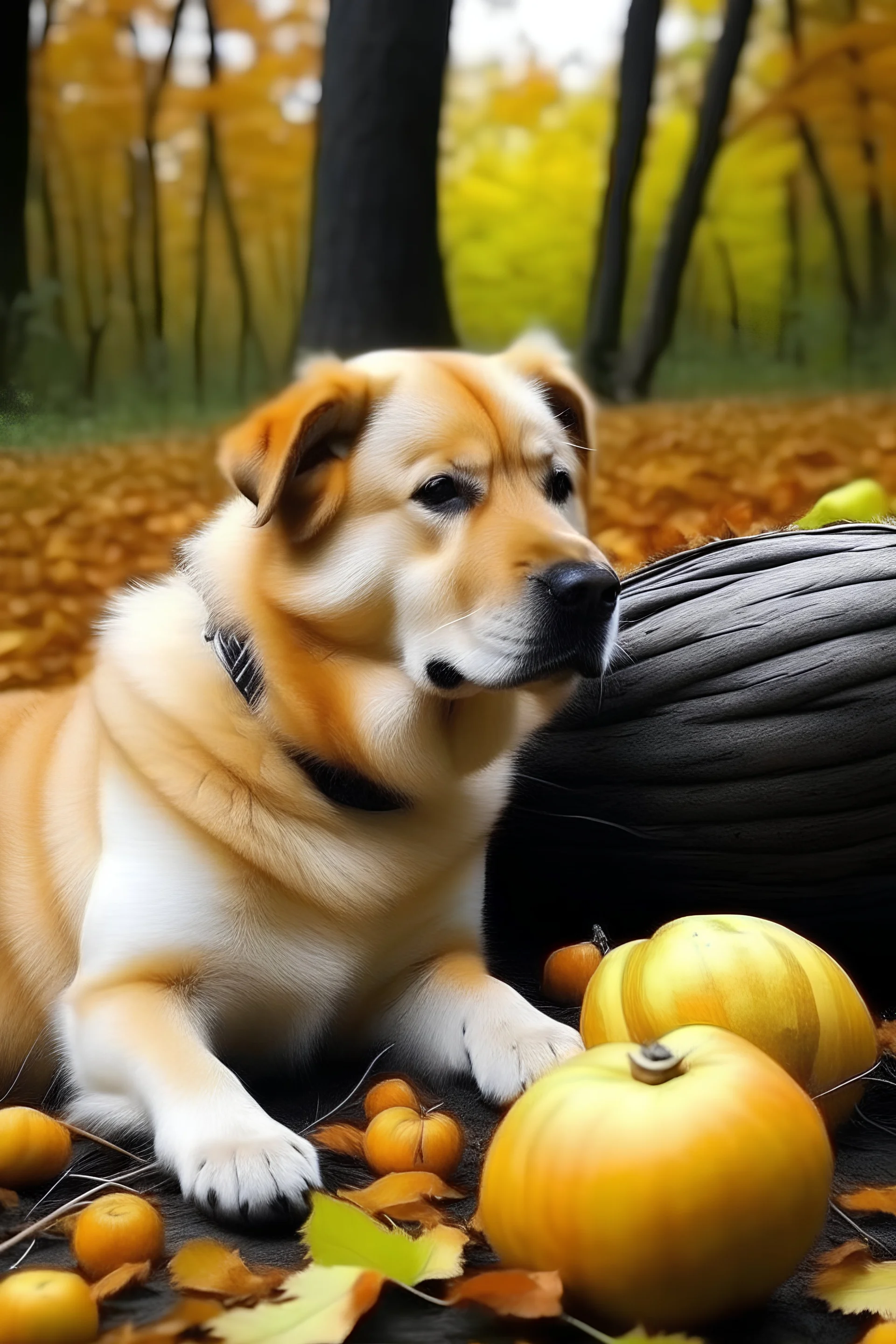 Kartoffel liebe Hund Herbst