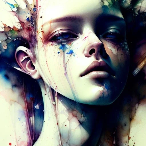 watercolor illustration by <agnes cecile> <Yoji Shinkawa>, natural tones, ornate and intricate detail , soft smooth lighting, soft pastel colors,