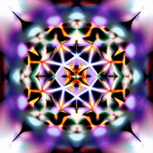 Sacred geometry. Pattern. cube. Rotate. Fractal. Kaleidoscope