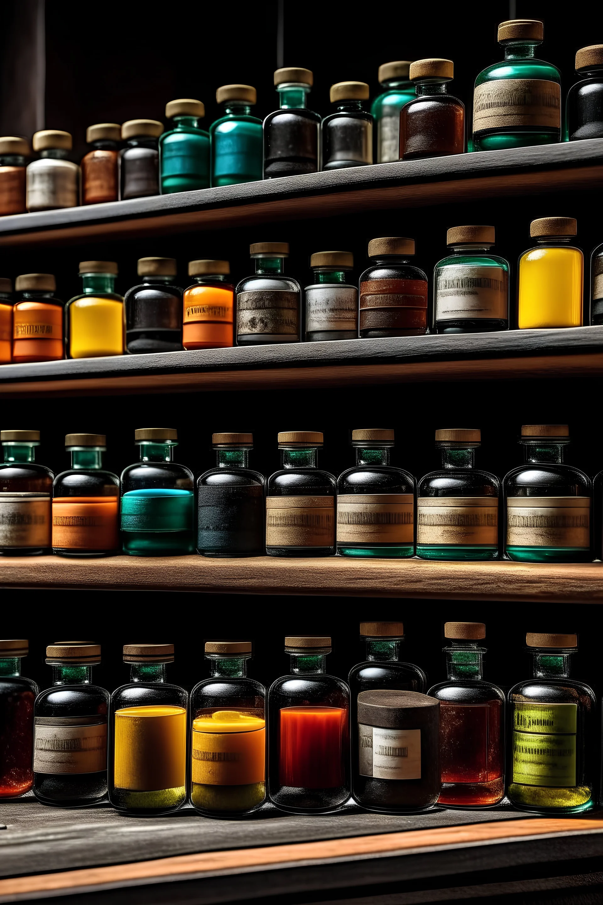 A collection of medicines with a distinctive background