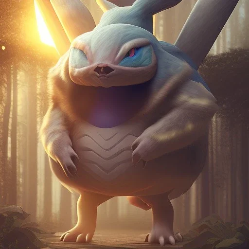 Mystery pokemon,Ambiance dramatique, hyperrealisme, 8k, high quality, lot of details, portrait,