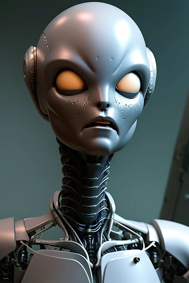 Robot book alien, 8k, photorealistic, cinematic lighting, dramatic, atmosphereric,
