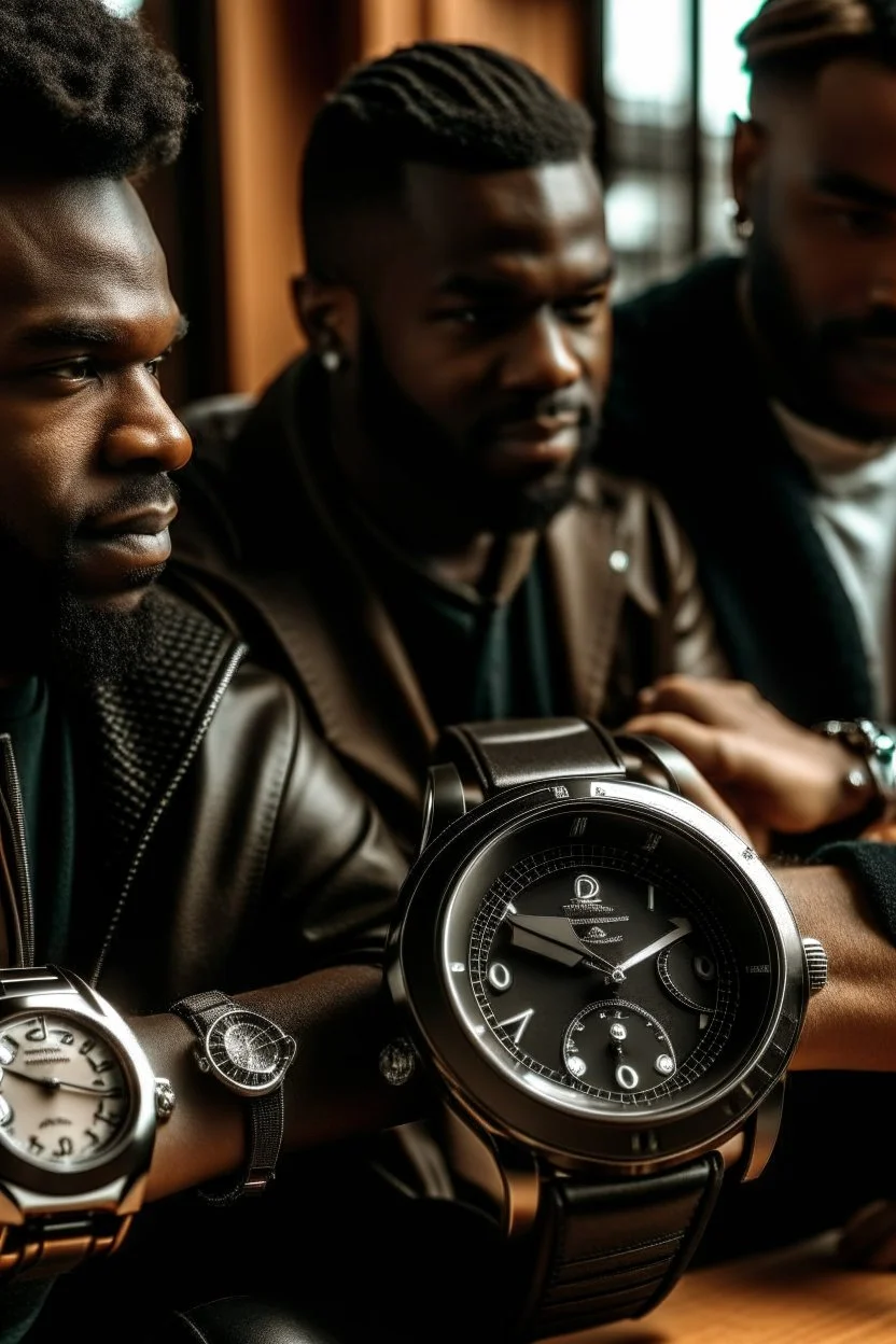 generate image of brand black owned watch companies which seem real for blog