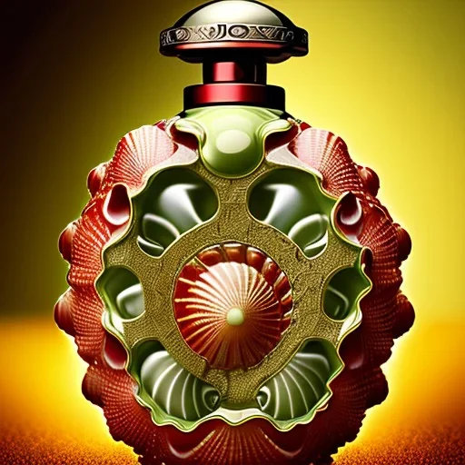 a picture of shell perfume bottle