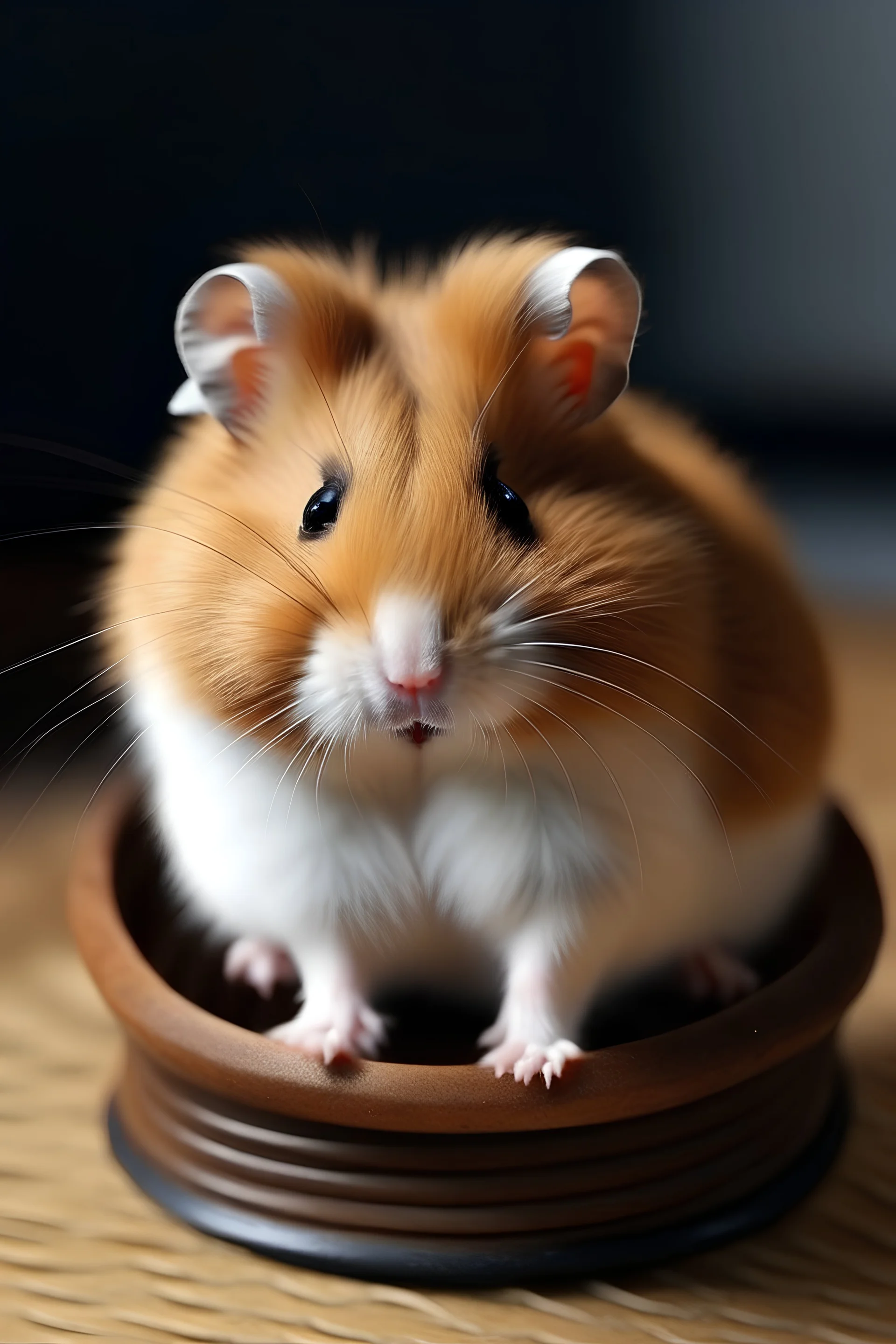 Ein Hamster im Hamsterraf
