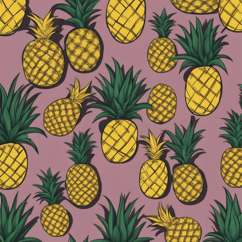 Concept pineapple interior design