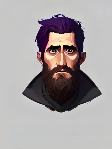 Portrait of a 30 year old strange gay wizard like Jake Gyllenhaal