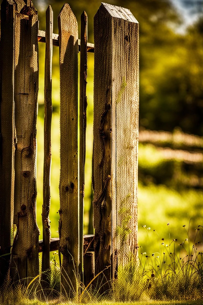 An old picket fence