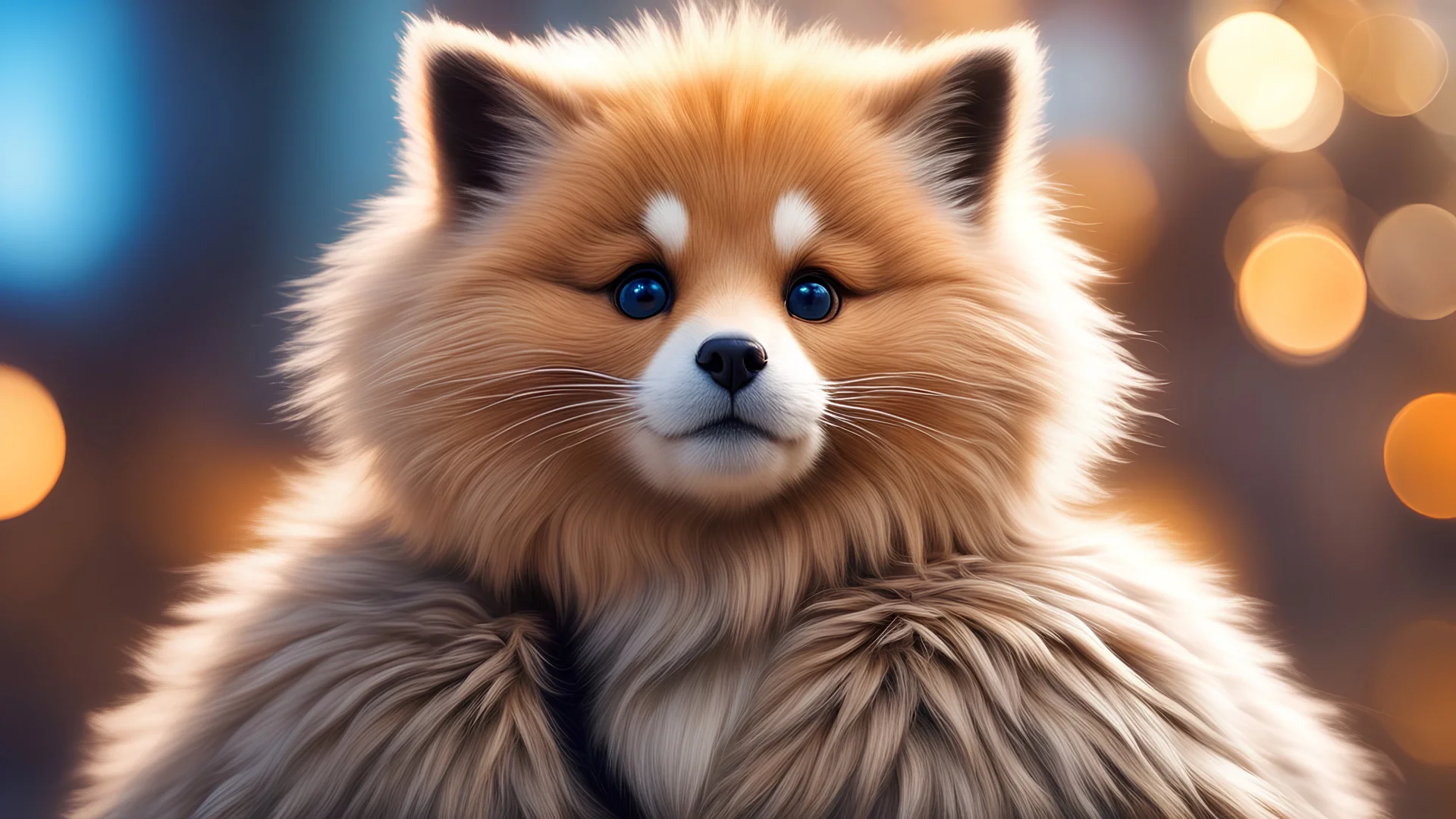 Strange, innovative, beautiful, unknown furry humanoid, exquisite body, striking fur, happy, intelligent, thoughtful, friendly, extreme characteristics, beautiful volumetric lighting, attractive composition, photorealistic, bokeh blur, extremely detailed, chiascuro