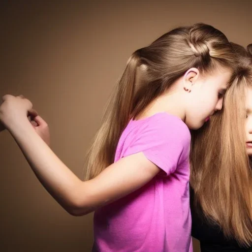 Girl ripping out another girls hair