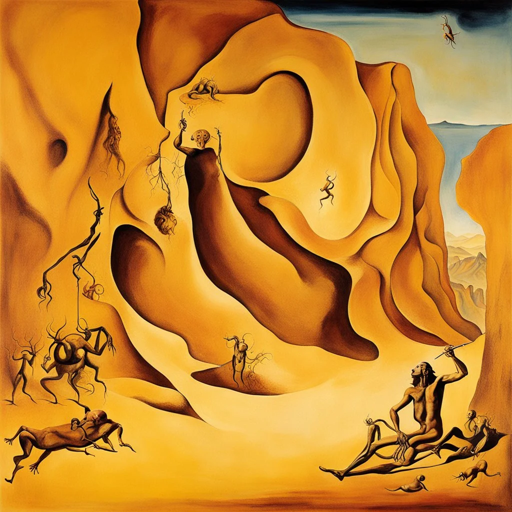 Salvador Dali's cave paintings