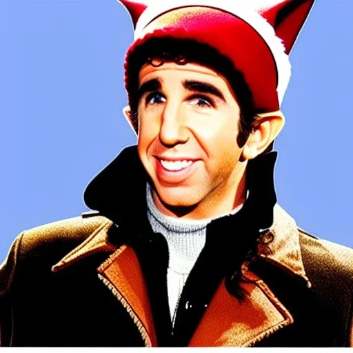 Arthur fonzarelli, elf hat, fonz, older, fonzie