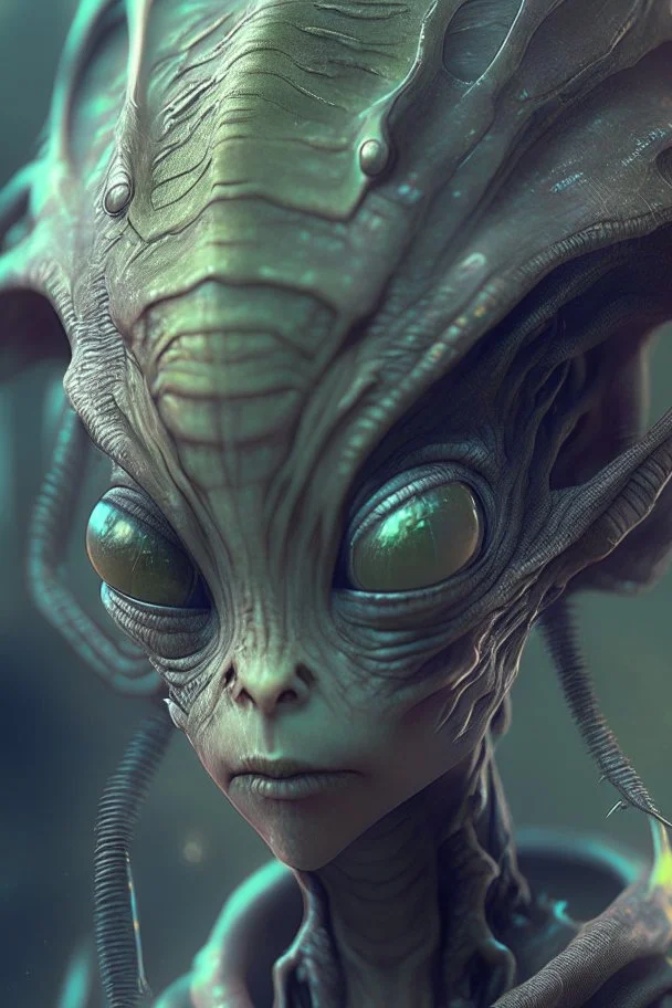 Alien teenager,highly detailed, artstation, sharp focus