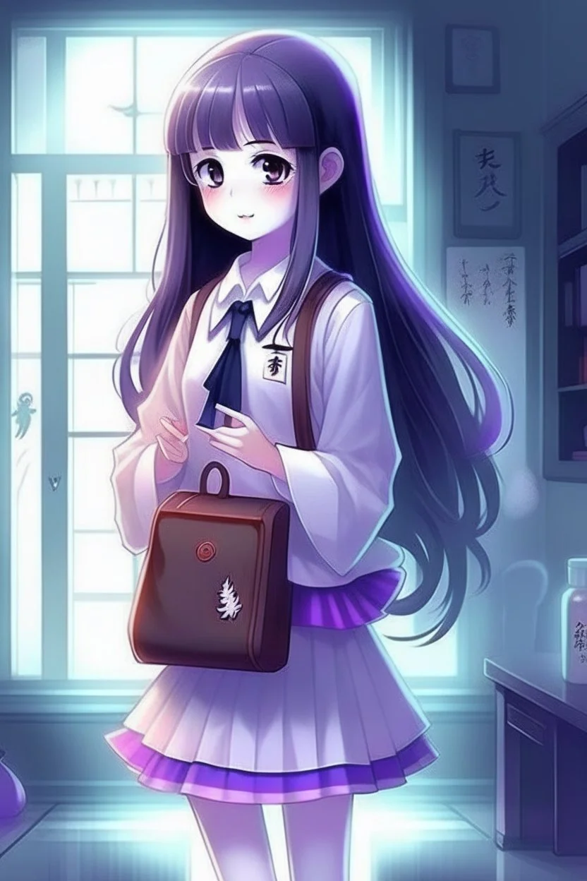 romantic hight school ghost girl