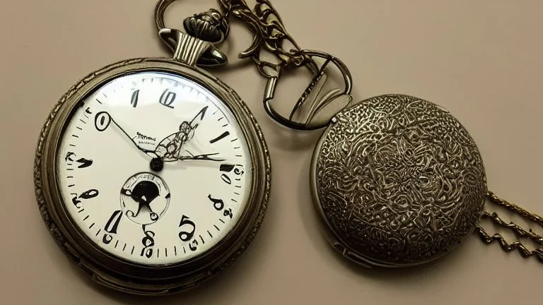 pocket watch on chain