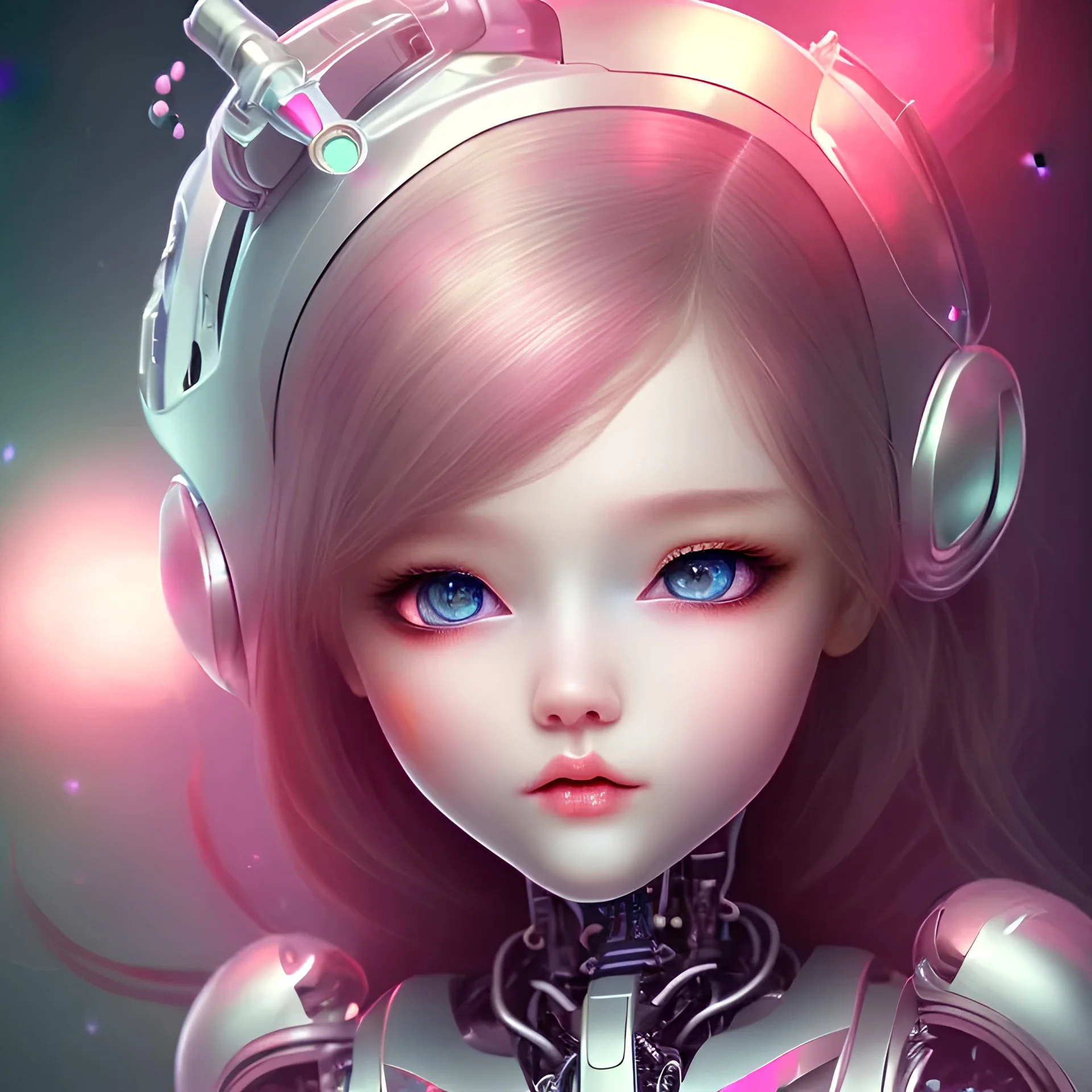 Yui robot girl hd 4k neon ลงตัว หุ่นยน ผู้หญิง baby cute คอลเลคชั่น