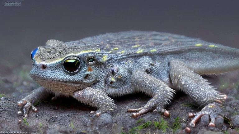 a national geographic style bat lizard frog spider hybrid