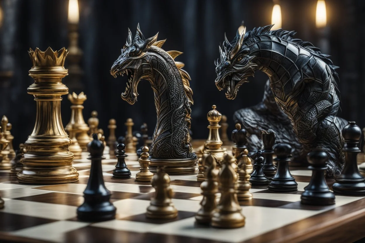 Chess in 8k live action artstyle, close picture, symbiote them, intricate details, highly detailed, high details, detailed portrait, masterpiece,ultra detailed, ultra quality