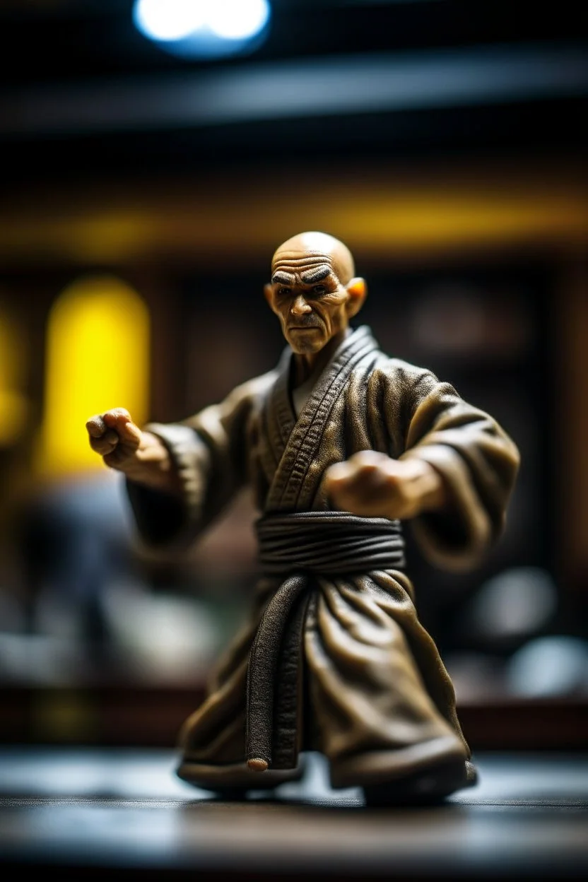 the holy posture of the stretchiest kung fu master in temple,shot on Hasselblad h6d-400c, zeiss prime lens, bokeh like f/0.8, tilt-shift lens 8k, high detail, smooth render, down-light, unreal engine, prize winning