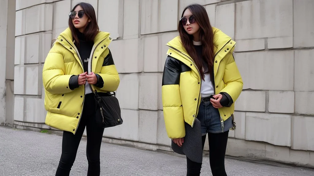 girl in puffer jacket