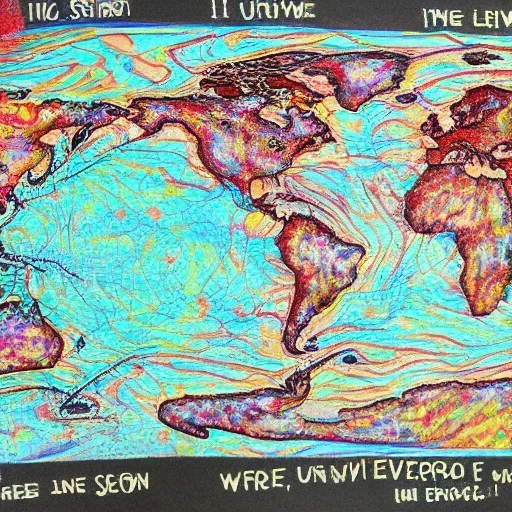 I may struggle with geography, but I'm sure I'm somewhere around here. Erin accidentally created a new universe.