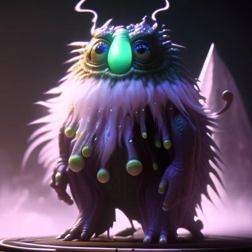 Cute fluid ink creature, big black eyes, unreal engine 5, 8k resolution, photorealistic, ultra detailed, by greg rutowski