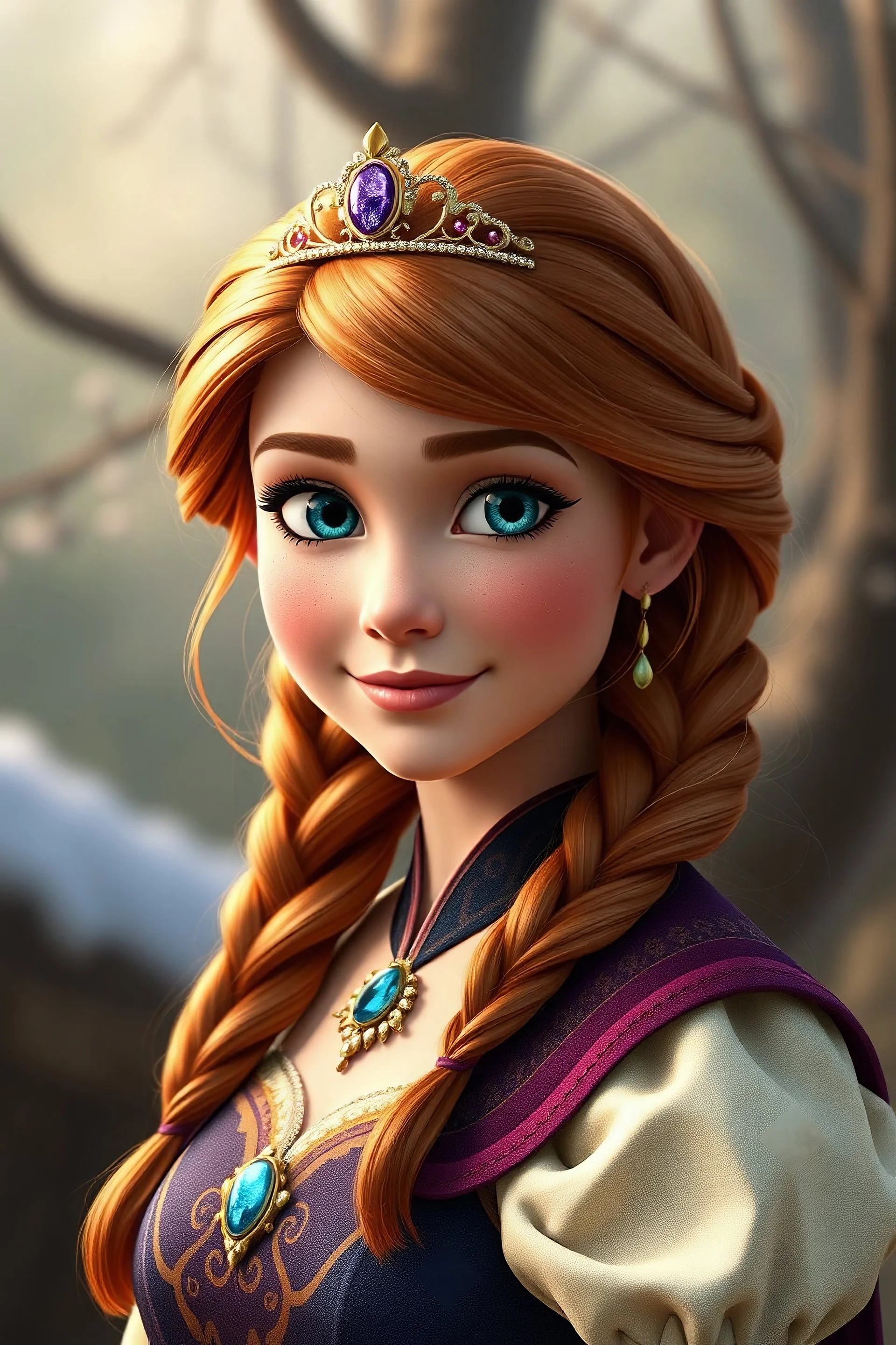 Disney Princess Anna realistic