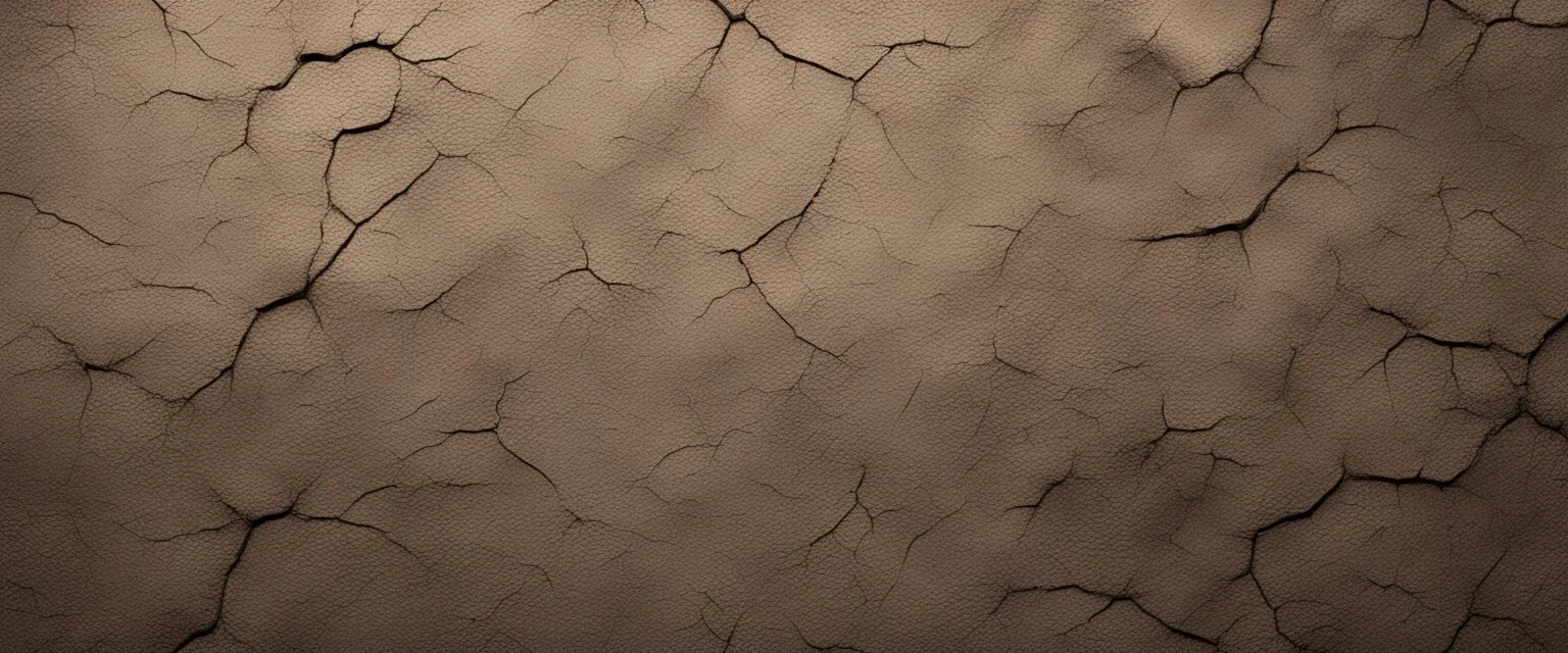 Hyper Realistic Rustic dark sand seamless texture on wall with realistic small wall cracks & dark vignette effect