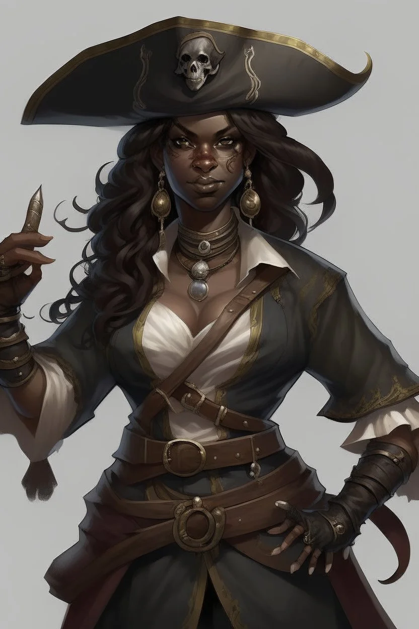 black female pirate sorcerer dnd