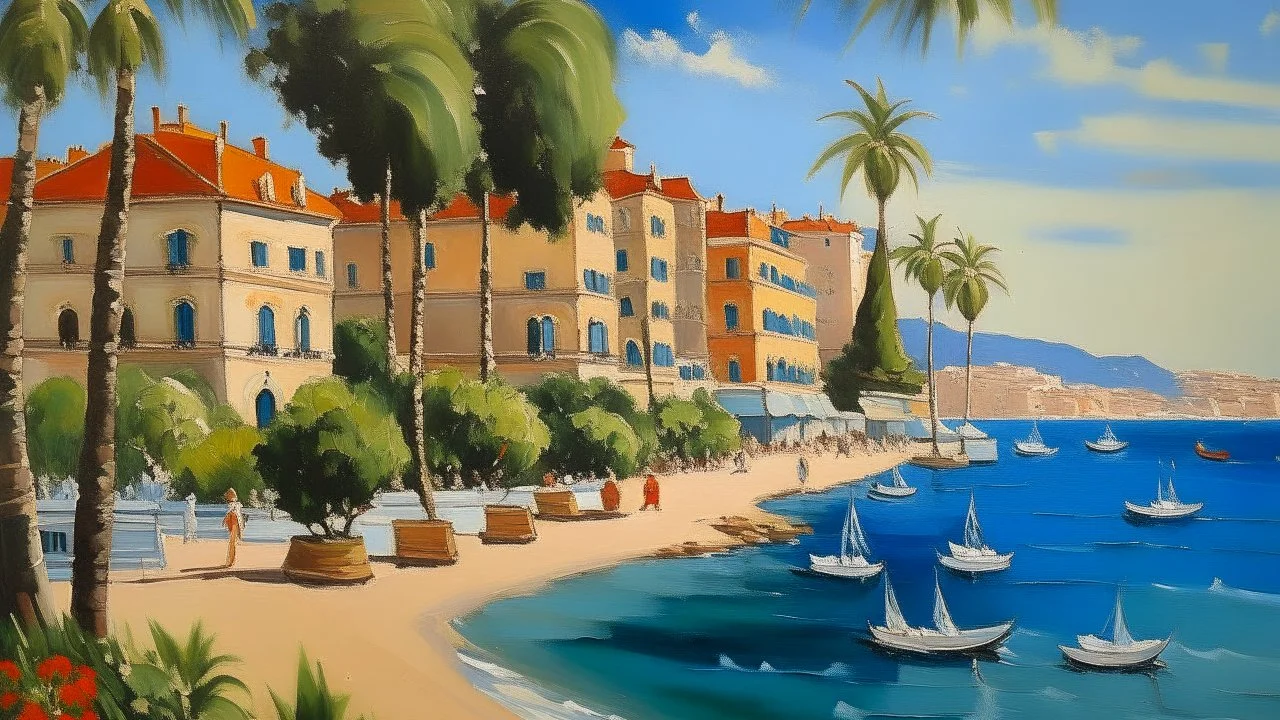 cote d'azur painting neoclassism 60