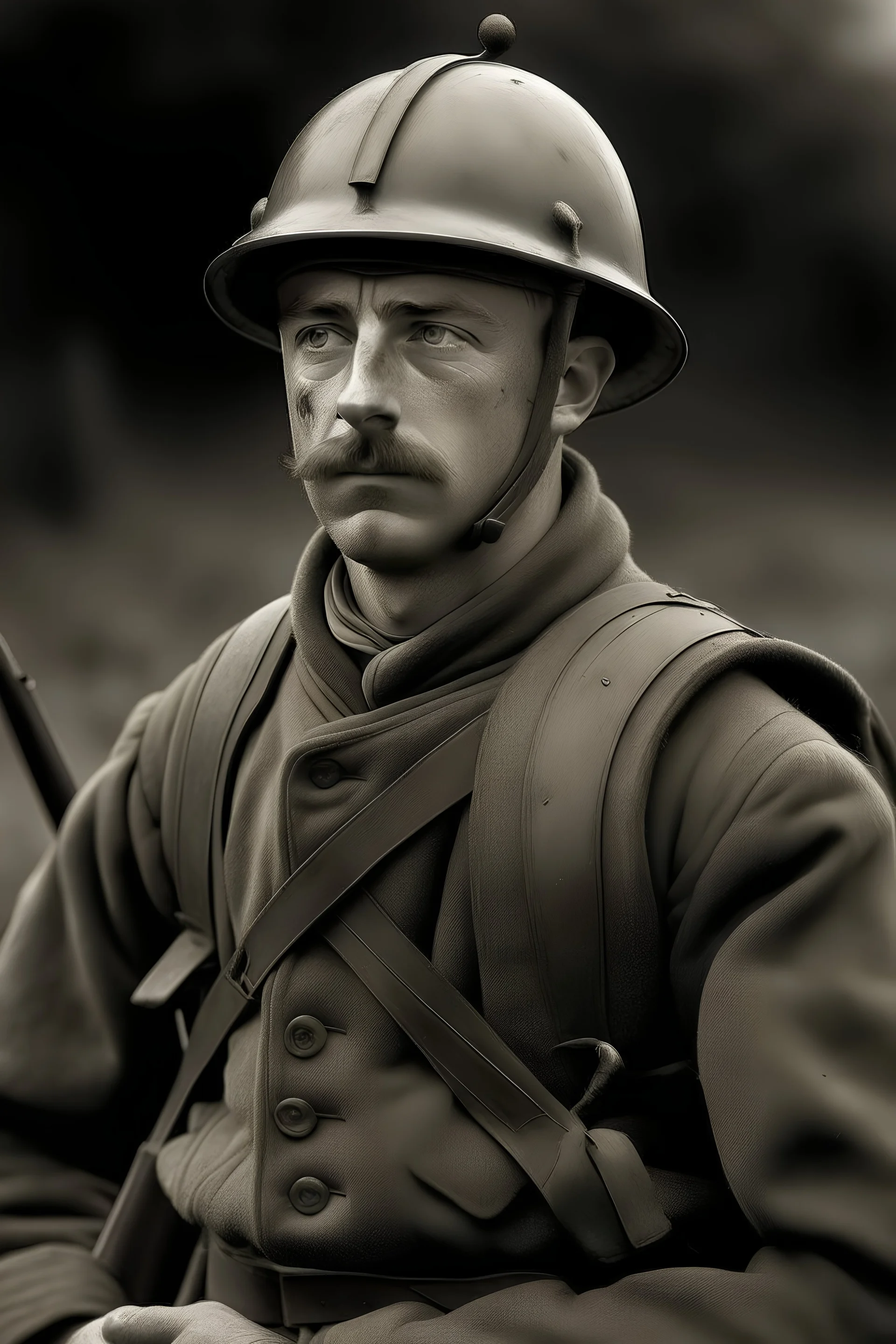 a soldier in first world war