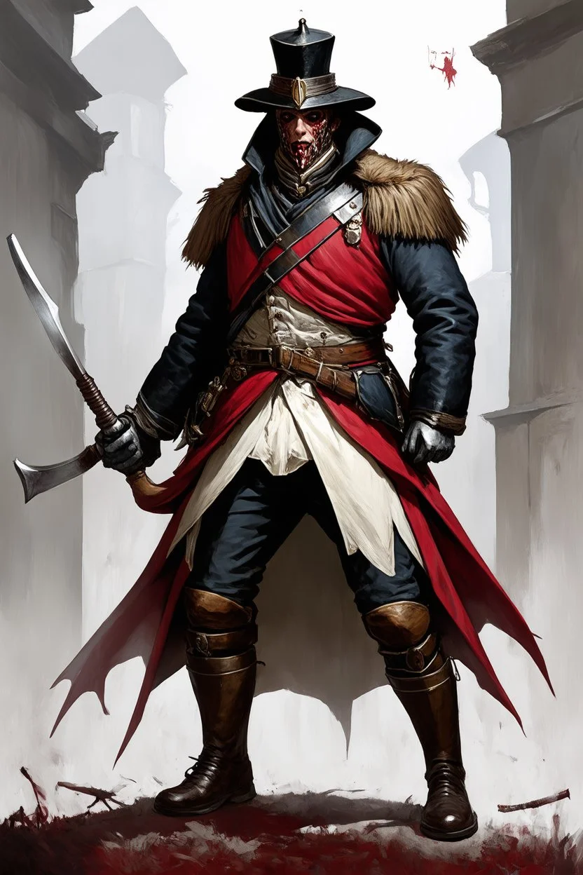 victorian soldier bloodborne style imperial guard