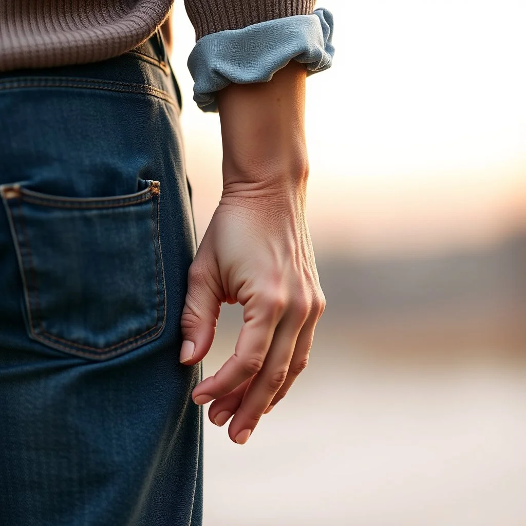 Man holding a hand of a women in love in realistic style 1080x1080