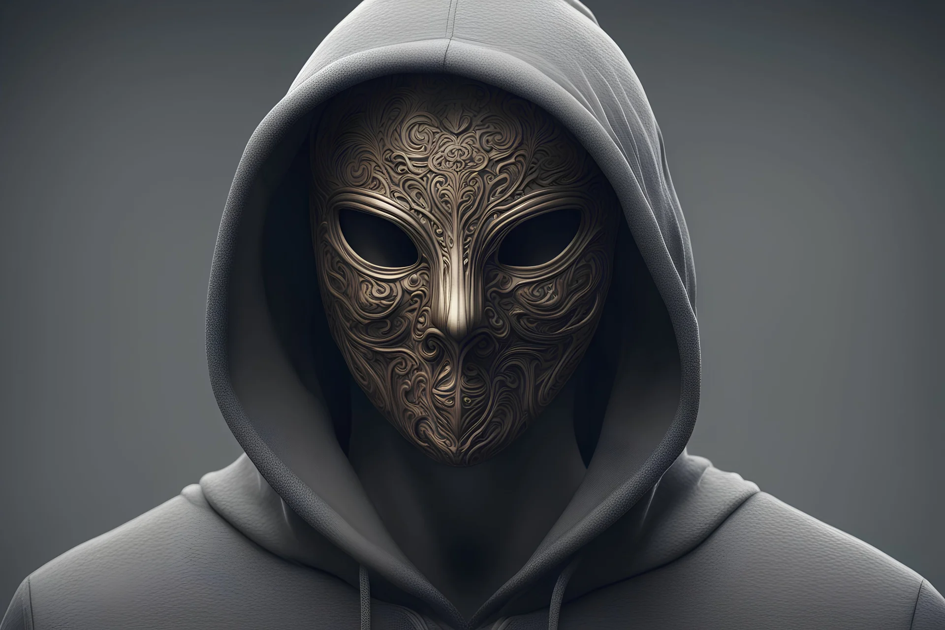 Trained Human, Mask, Hoodie, insanely detailed, 4k resolution, cinematic smooth, intricate detail,