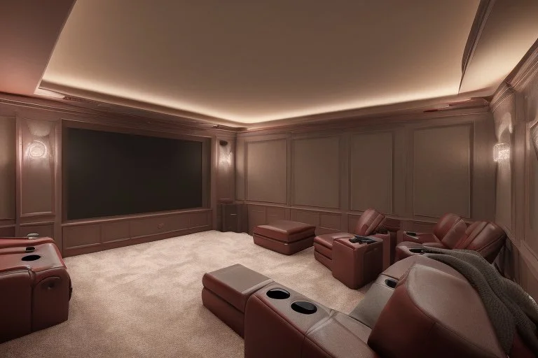 a dedicated home cinema room