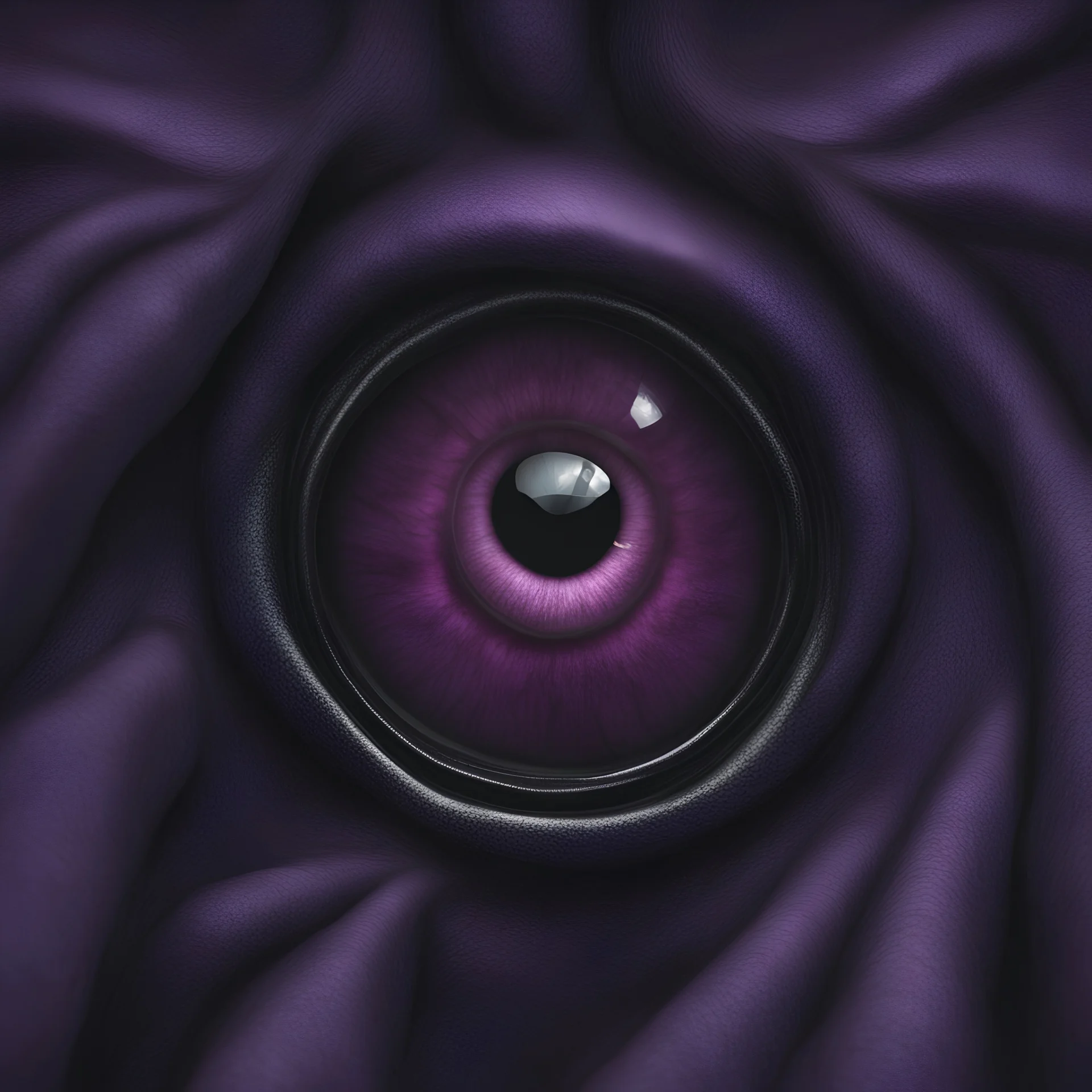 Фиолетовый демонический глаз
