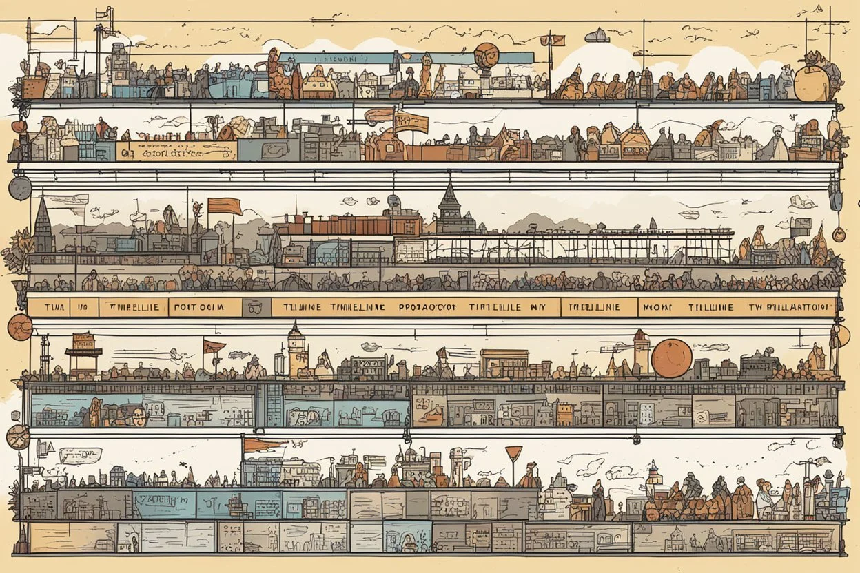 timeline illustration by Shaka Ponk of timeline illustration of timeline illustration of timeline illustration of timeline illustration of