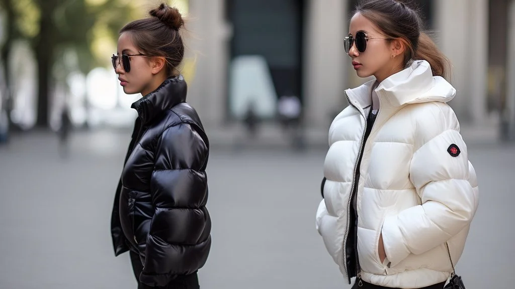 girl in puffer jacket