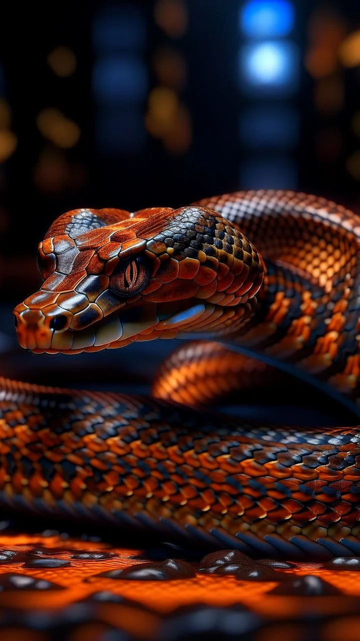 5g as a spitting cobra, shot on Hasselblad h6d-400c, zeiss prime lens, bokeh like f/0.8, tilt-shift lens 8k, high detail, smooth render, down-light, unreal engine, prize winning